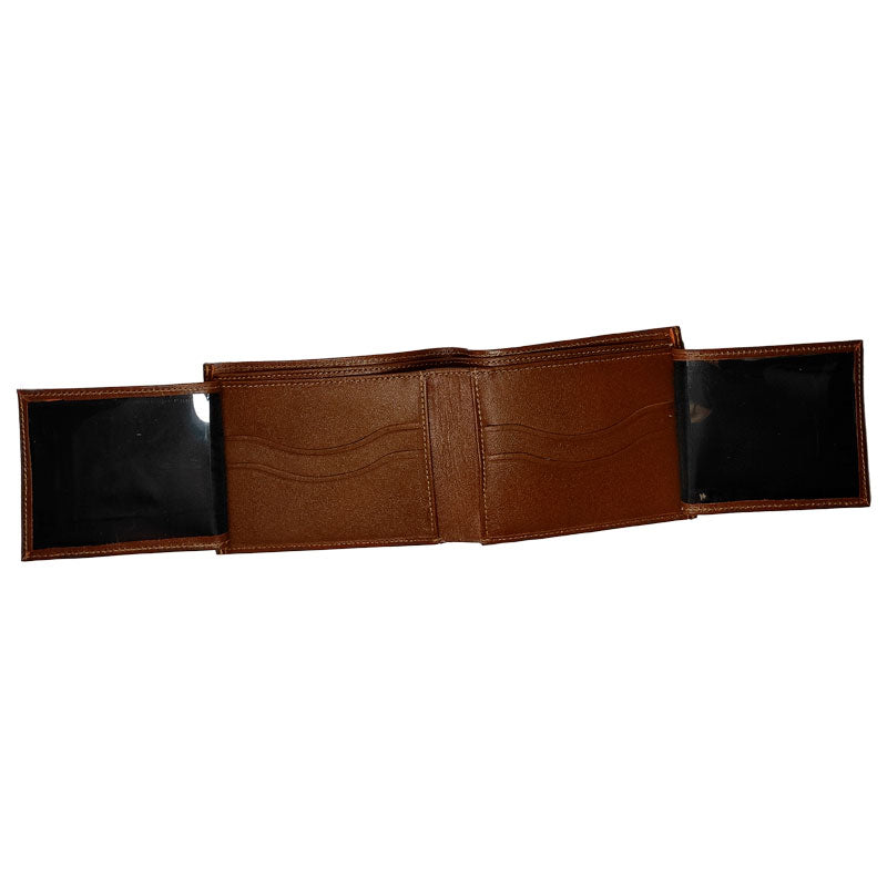 Billetera En Cuero 100% Para Hombre 3 Colores Disponibles
