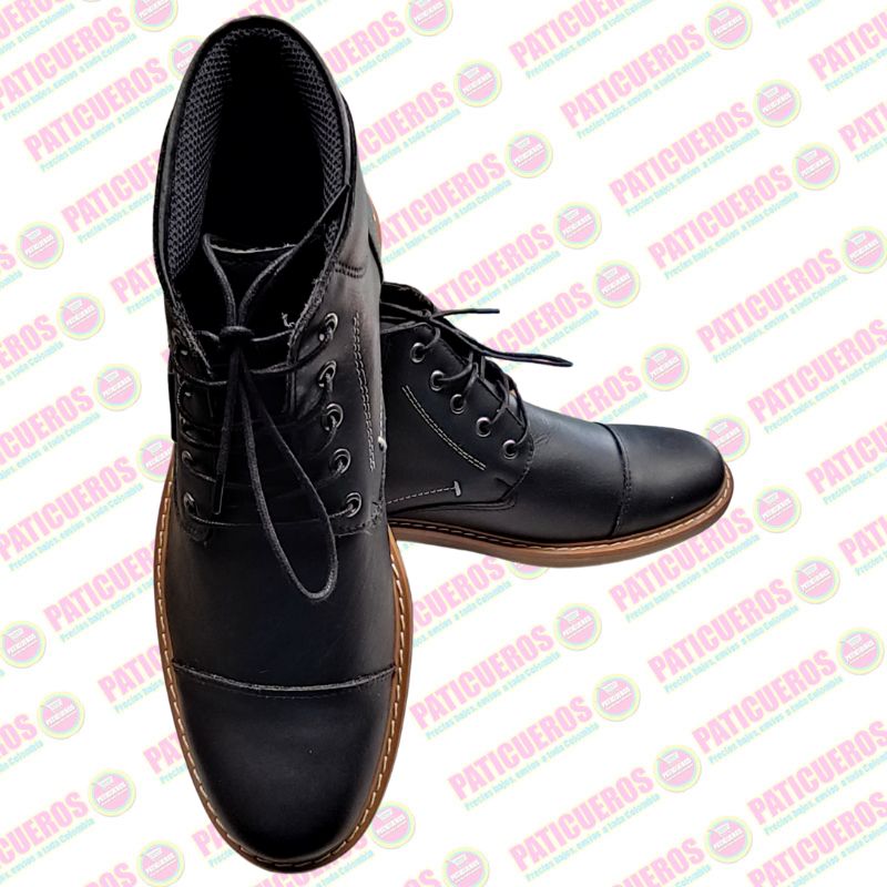 Bajo Pedido / EnvĂo Gratis Botines BotĂn Botas Zapatos De Cuero Para Hombre Caballero Entrega En 2 DĂas