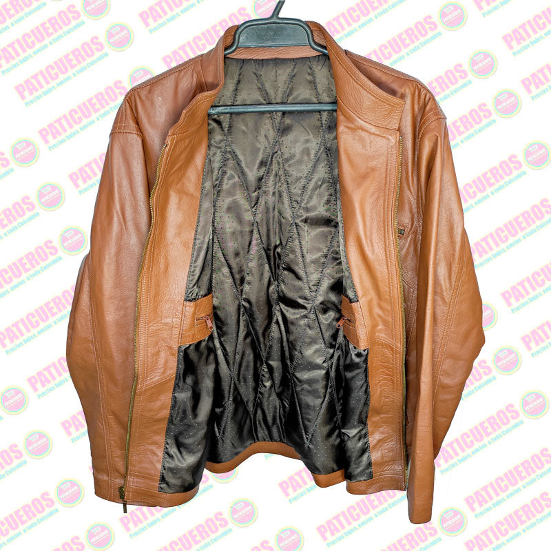 Bajo Pedido / Chaqueta Chamarra Casual Cuero Genuino Unisex Producto 100% Colombiano
