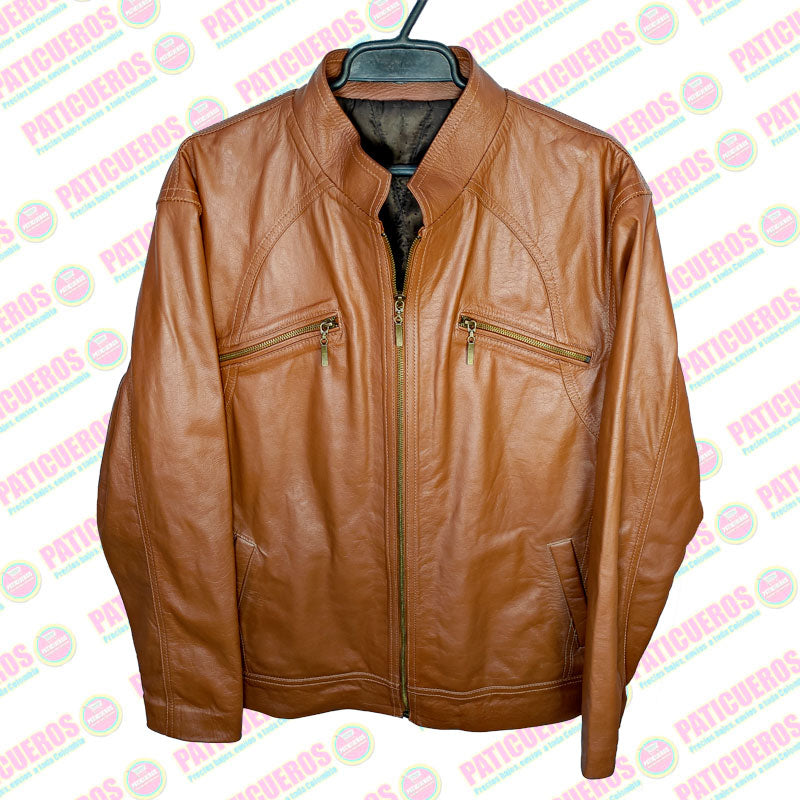 Bajo Pedido / Chaqueta Chamarra Casual Cuero Genuino Unisex Producto 100% Colombiano