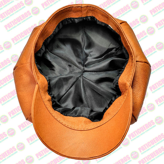 Gorra Boina Francesa En Cuero Genuino Para Mujer Dama Producto 100% Colombiano