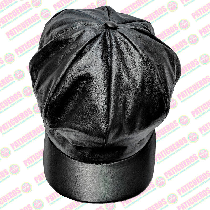 Gorra Boina Francesa En Cuero Genuino Para Mujer Dama Producto 100% Colombiano