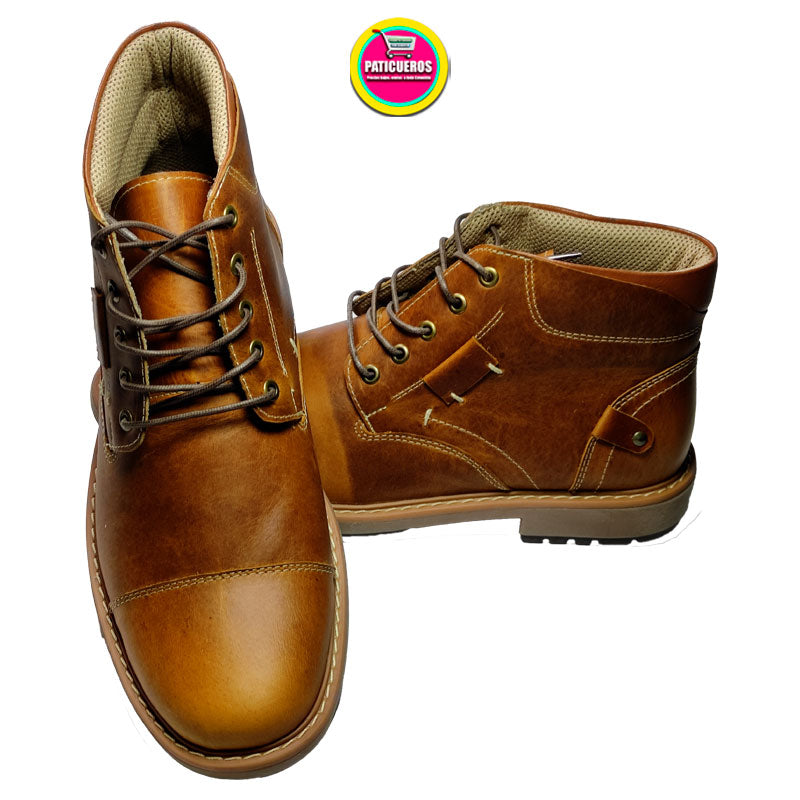 Bajo Pedido / EnvĂo Gratis Botines BotĂn Botas Zapatos De Cuero Para Hombre Caballero Entrega En 2 DĂas
