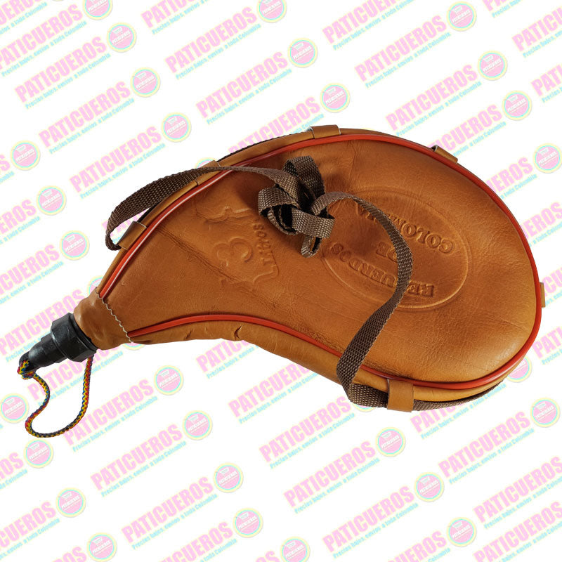 Licorera Bota Cantimplora En Cuero Genuino Para Deportes Bebidas Senderismo 3 Litros Capacidad