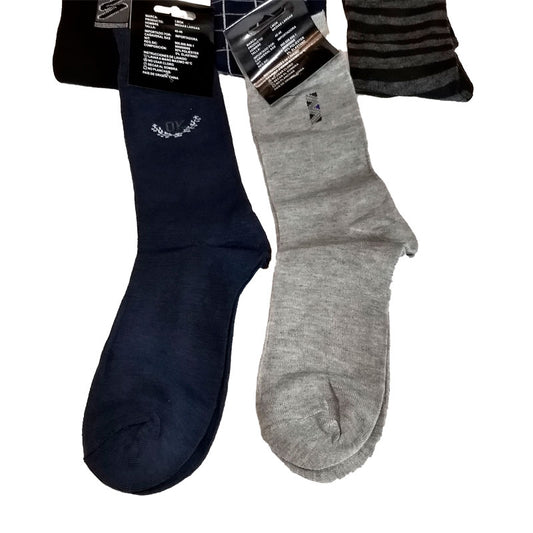 Pack 12 Pares De Medias Para Vestir Formales Surtidas