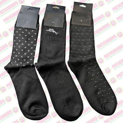 Pack 12 Pares De Medias Para Vestir Formales Surtidas