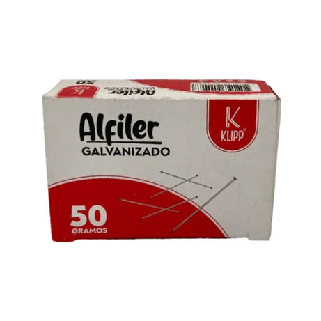 Alfileres Metálicos Klipp - Paquete de 50 Gramos, Fijación Segura y Duradera