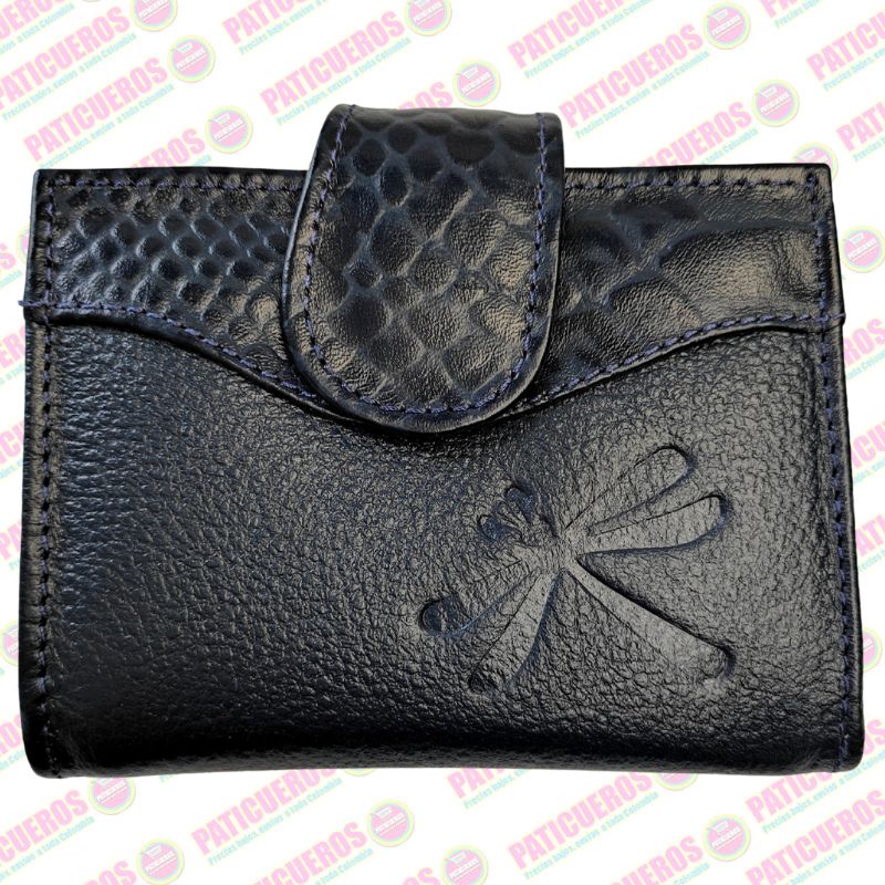 Billetera Cuero Cartera Dama Mujer Pequeña Envío a Toda Colombia