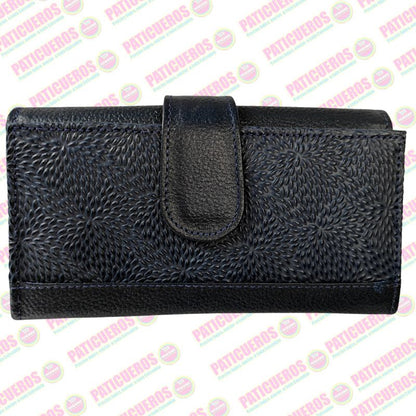 🎁 Envío gratis / Billetera Cartera Monedero Cuero Genuino Dama Mujer embrague largo