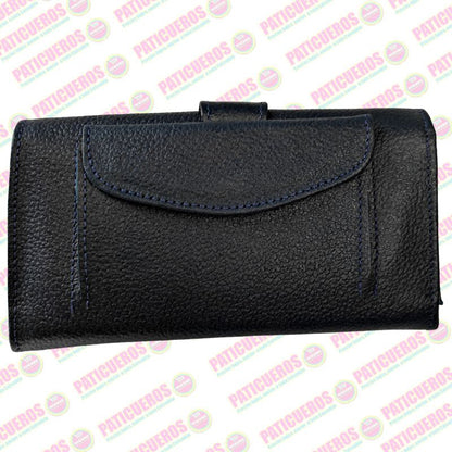 🎁 Envío gratis / Billetera Cartera Monedero Cuero Genuino Dama Mujer embrague largo
