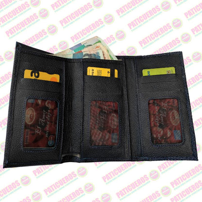 🎁 Envío gratis / Billetera Cartera Monedero Cuero Genuino Dama Mujer embrague largo