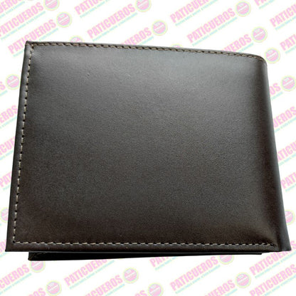 Billetera En Cuero 100% Para Hombre 3 Colores Disponibles