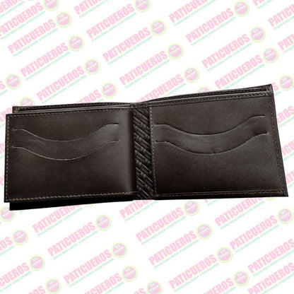Billetera En Cuero 100% Para Hombre 3 Colores Disponibles
