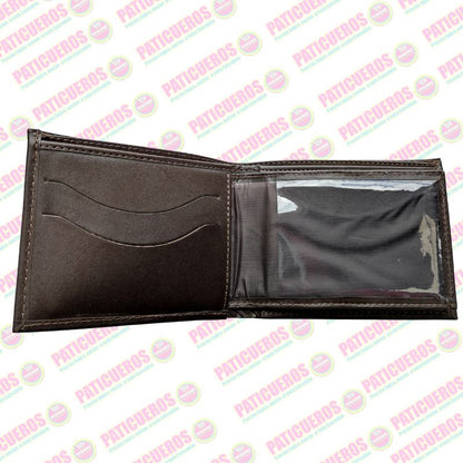 Billetera En Cuero 100% Para Hombre 3 Colores Disponibles