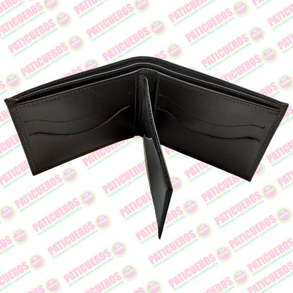 Billetera En Cuero 100% Para Hombre 3 Colores Disponibles