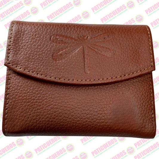 Billetera en cuero bovino pequeña – Elegante, práctica y con caja de regalo