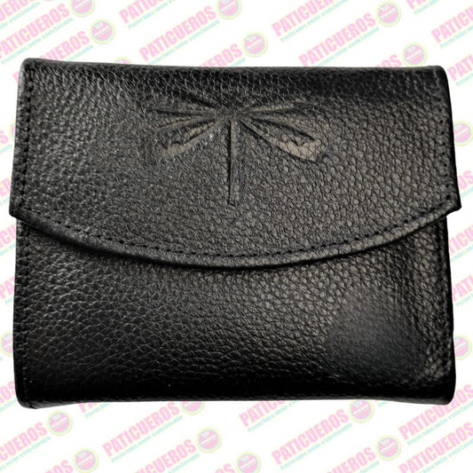 Billetera en cuero bovino pequeña – Elegante, práctica y con caja de regalo