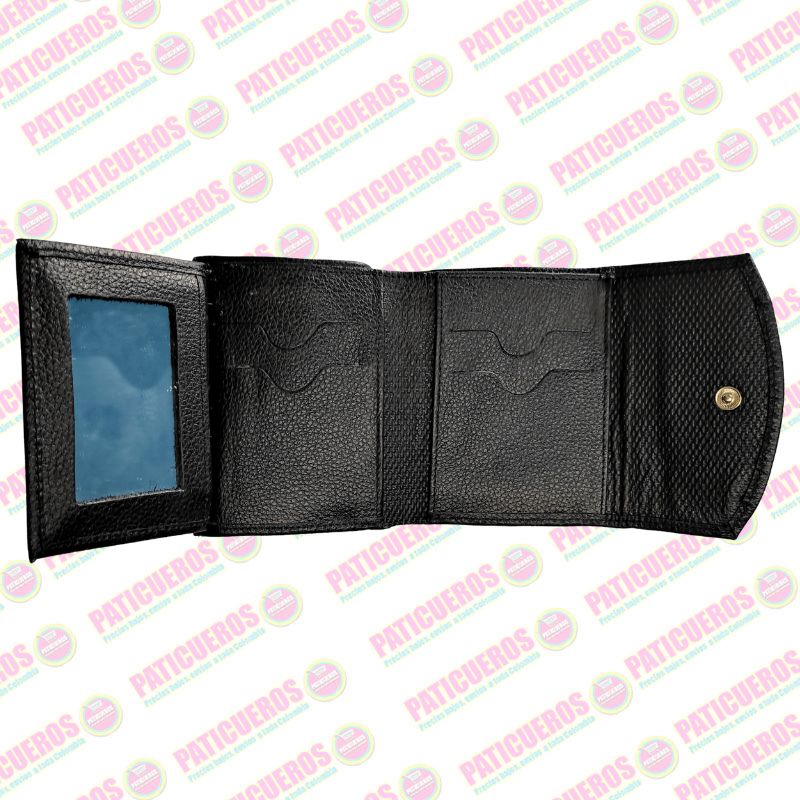 Billetera en cuero bovino pequeña – Elegante, práctica y con caja de regalo