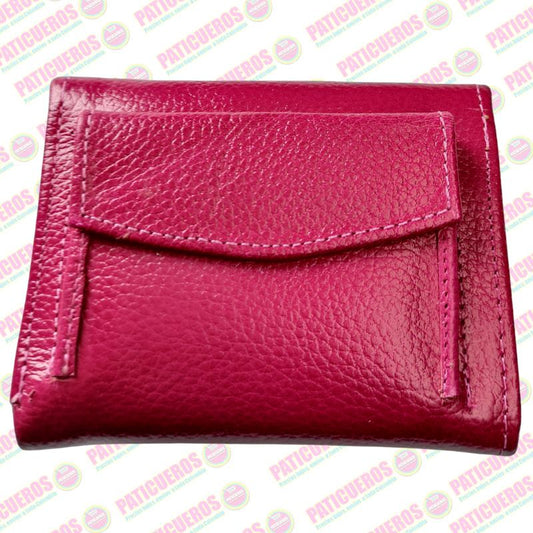 Billetera en cuero bovino pequeña – Elegante, práctica y con caja de regalo