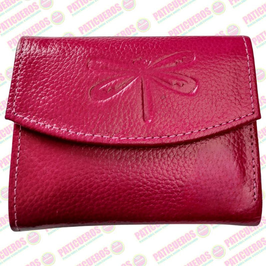 Billetera en cuero bovino pequeña – Elegante, práctica y con caja de regalo