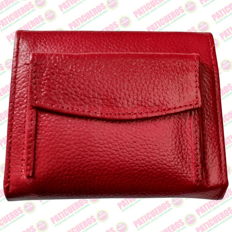 Billetera en cuero bovino pequeña – Elegante, práctica y con caja de regalo