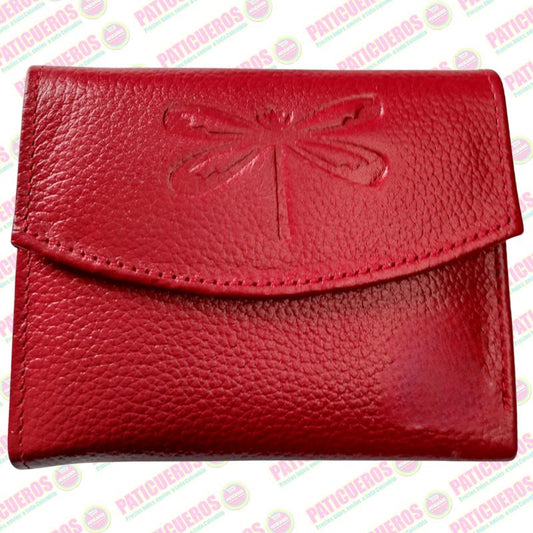 Billetera en cuero bovino pequeña – Elegante, práctica y con caja de regalo