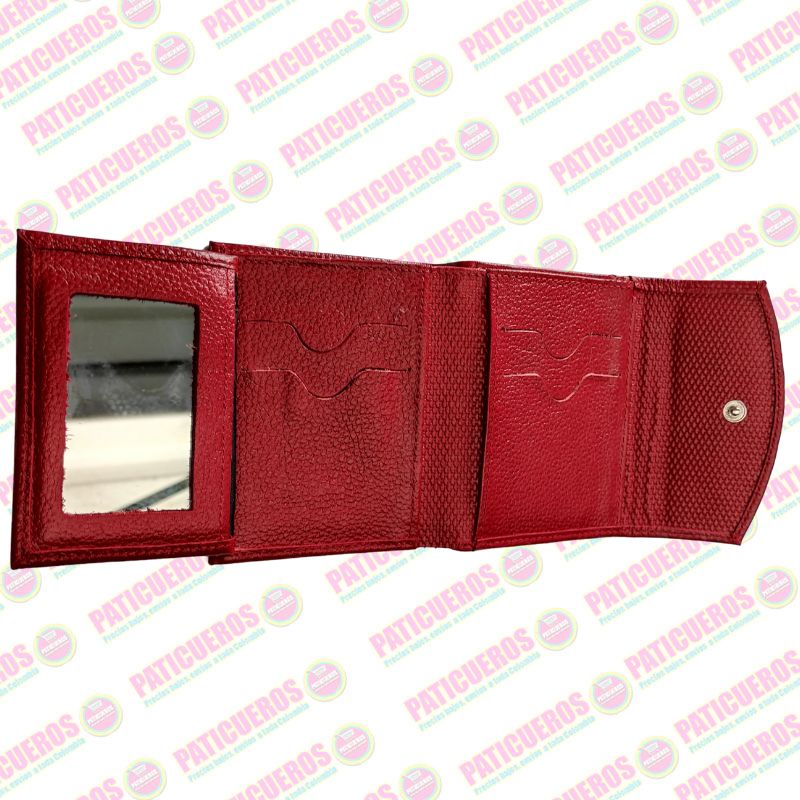 Billetera en cuero bovino pequeña – Elegante, práctica y con caja de regalo