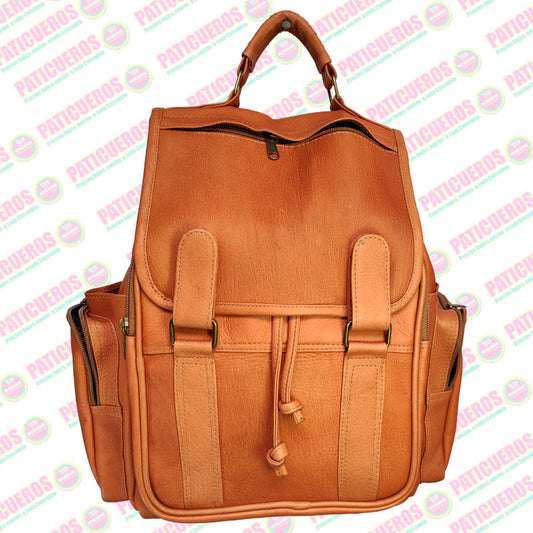 Morral En Cuero Genuino Unisex Hecho Por Manos Colombianas Entrega Rápida