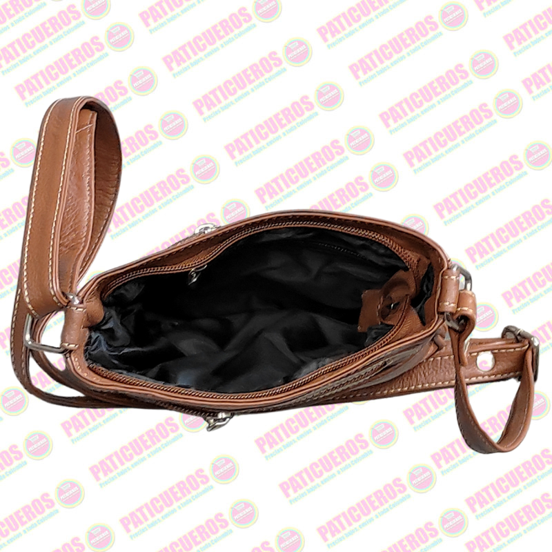 Bolso En Cuero Dama Morral Mochila Mujer Bandolera