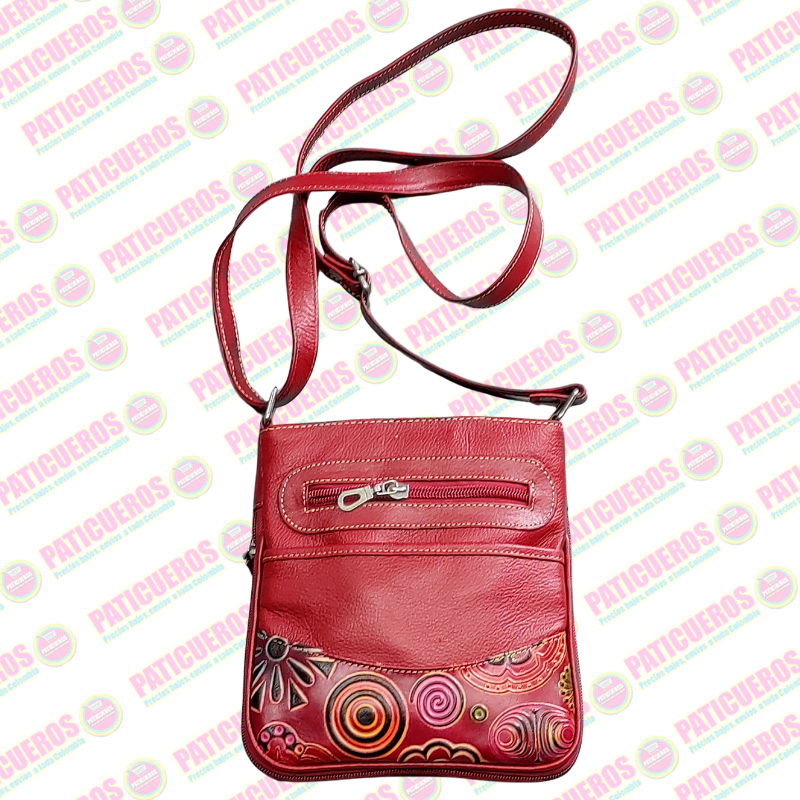 Bolso En Cuero Dama Morral Mochila Mujer Bandolera