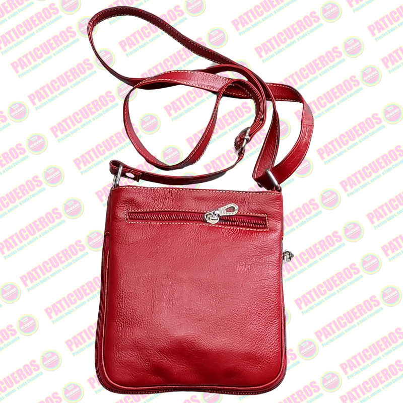 Bolso En Cuero Dama Morral Mochila Mujer Bandolera