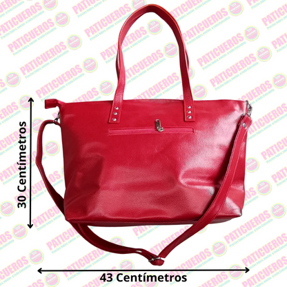 Bolso De Hombro En Cuero Genuino Mujer Bolsillo Para Portátil 100% Colombiano