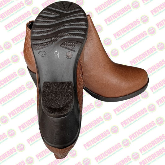 🚨 Producto En Liquidación / Botines En Cuero Para Dama Mujer Llegada Veloz A Toda Colombia