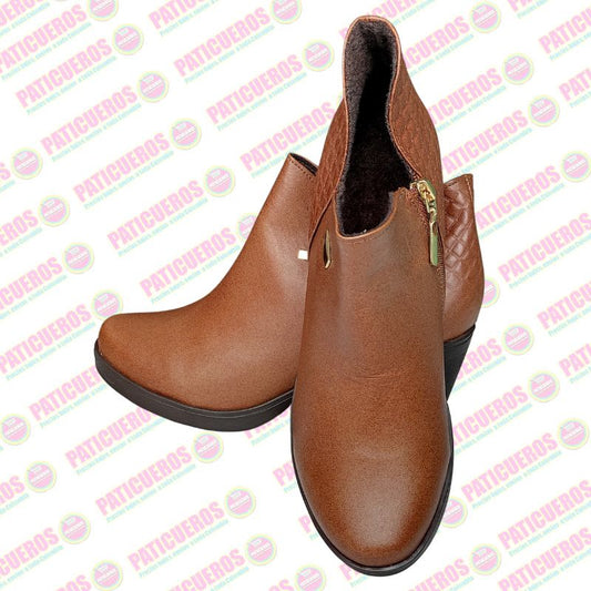 🚨 Producto En Liquidación / Botines En Cuero Para Dama Mujer Llegada Veloz A Toda Colombia