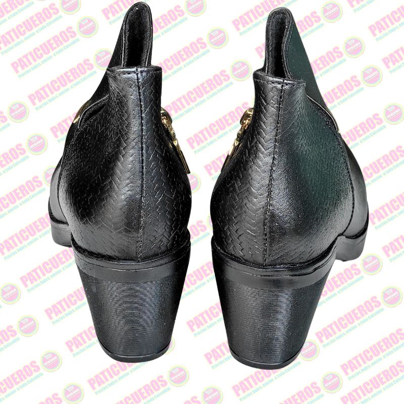 🚨 Producto En Liquidación / Botines En Cuero Para Dama Mujer Llegada Veloz A Toda Colombia