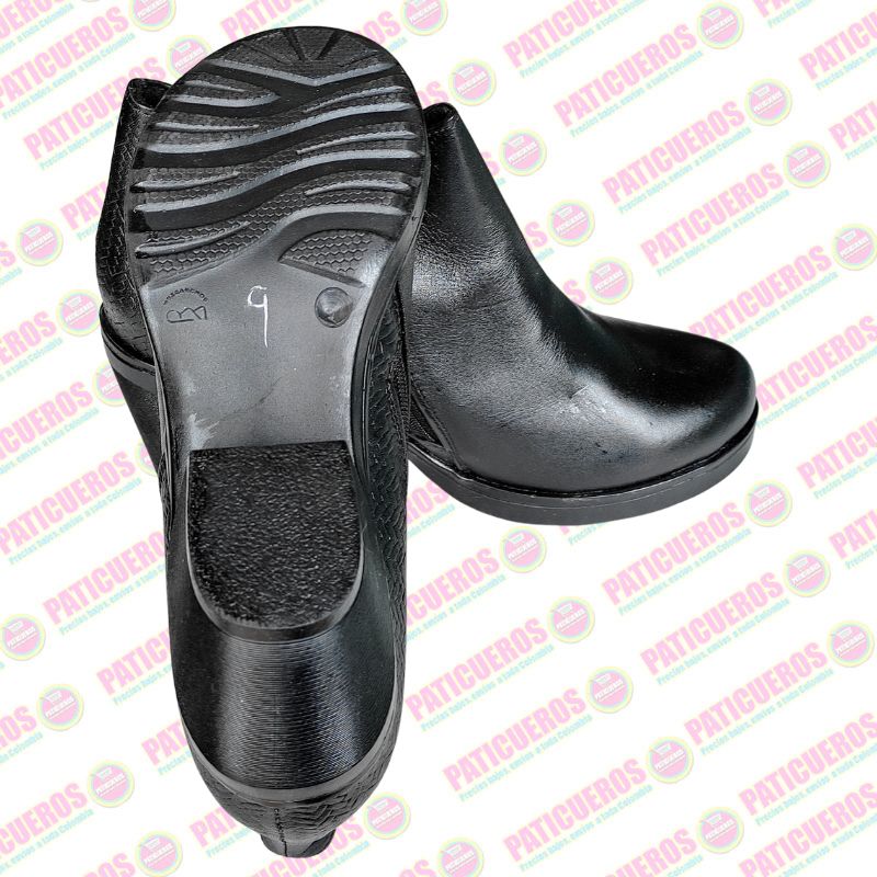 🚨 Producto En Liquidación / Botines En Cuero Para Dama Mujer Llegada Veloz A Toda Colombia