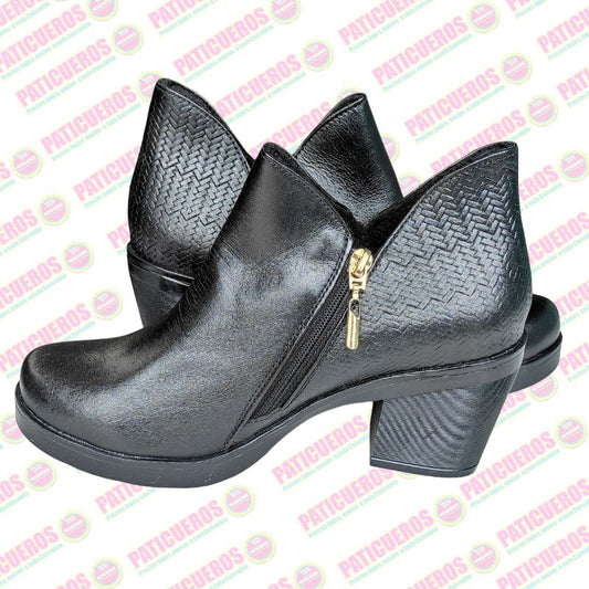 🚨 Producto En Liquidación / Botines En Cuero Para Dama Mujer Llegada Veloz A Toda Colombia