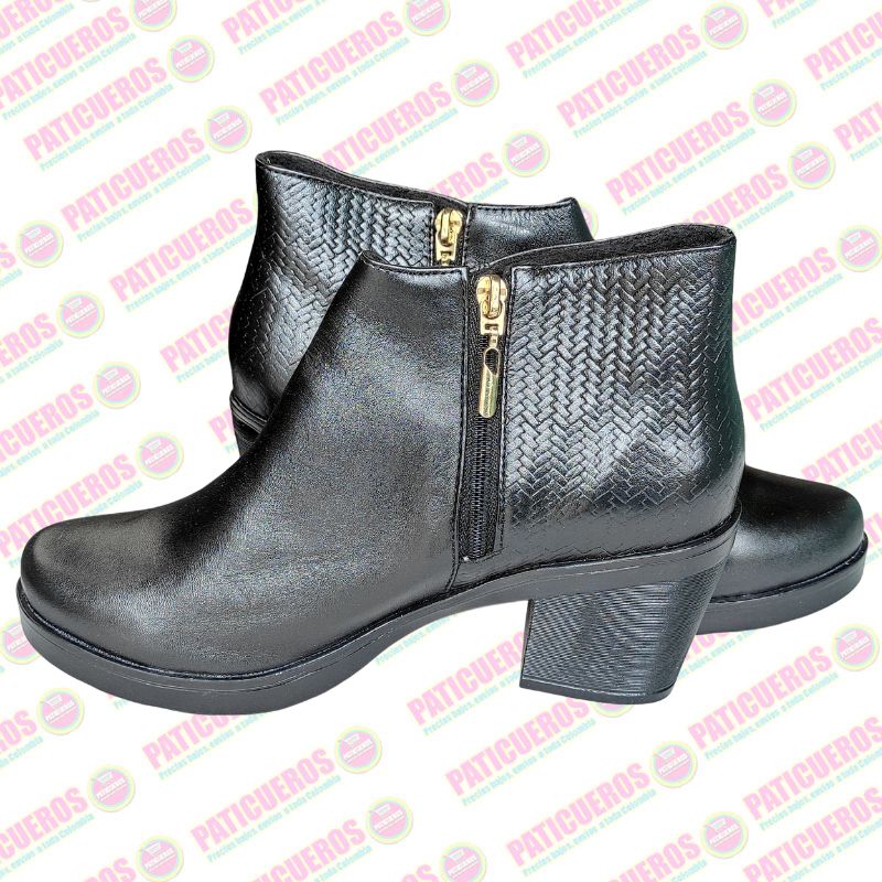 Bajo Pedido / Botines Botas Zapatos En Cuero Para Mujer Envío Rápido A Toda Colombia