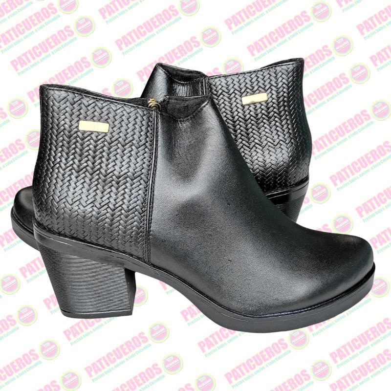 🚨 Producto En Liquidación / Botines Botas Zapatos En Cuero Para Mujer Envío Rápido A Toda Colombia
