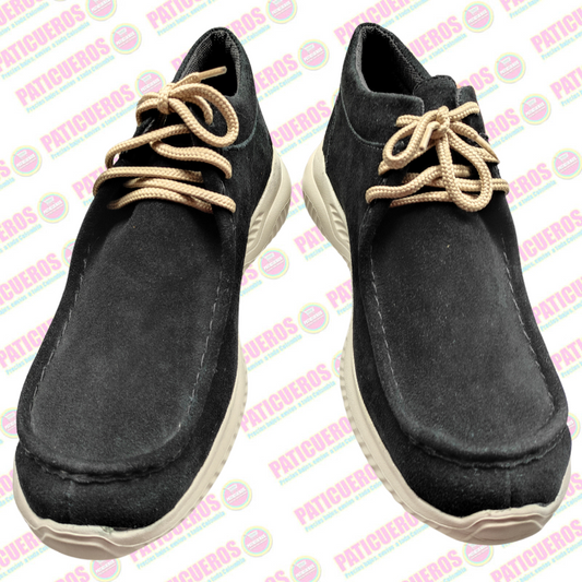 Bajo Pedido / Botines Zapatos Zapatillas Estilo Abuelos En Cuero Nobuck Unisex Suela Eva Ultralivianos