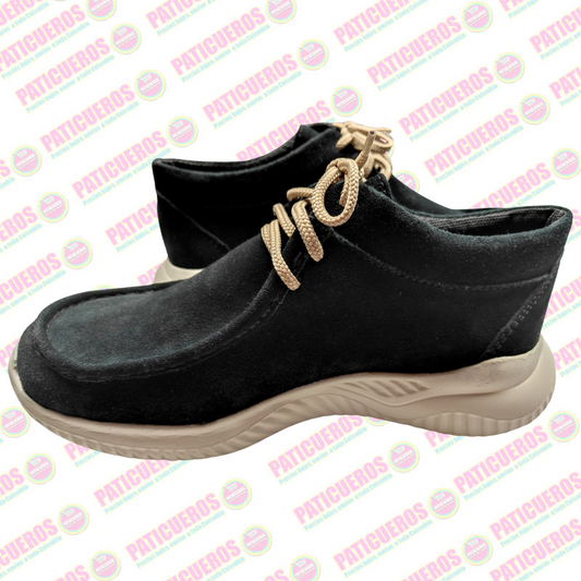 Bajo Pedido / Botines Zapatos Zapatillas Estilo Abuelos En Cuero Nobuck Unisex Suela Eva Ultralivianos