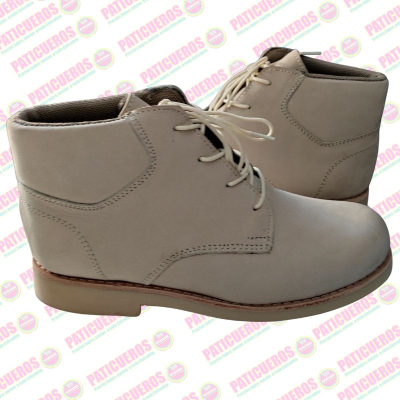 Bajo Pedido / Botines en cuero bovino nobuck premium para hombre – Suela borrador antideslizante