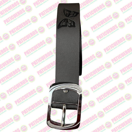 Correa Con Grabado En Cuero Para Mujer Cinturón De Dama 3,5 Centímetros De Ancho