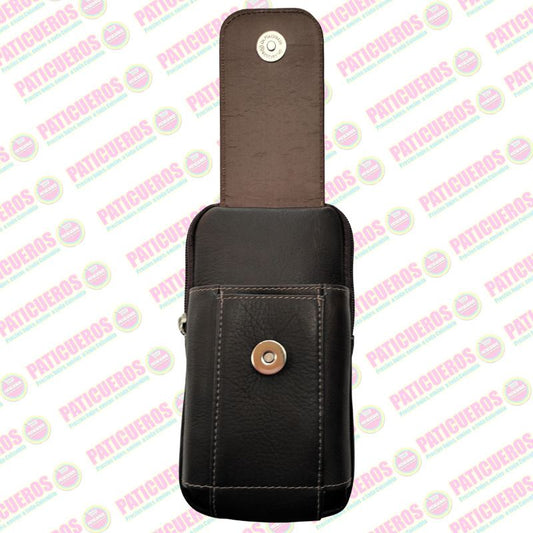 Funda Premium En Cuero Bovino Para Celular: Organización Y Elegancia En Tu Cinturón