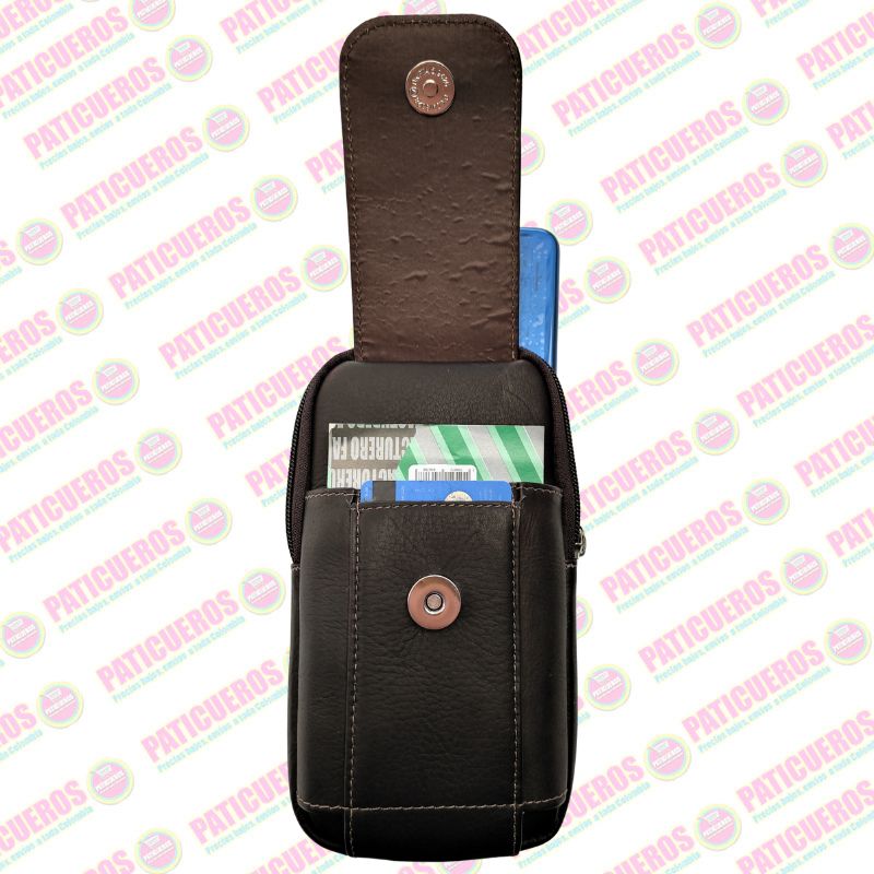 Funda Premium En Cuero Bovino Para Celular: Organización Y Elegancia En Tu Cinturón