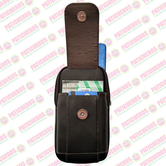 Funda Premium En Cuero Bovino Para Celular: Organización Y Elegancia En Tu Cinturón