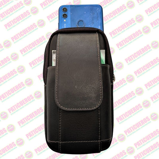 Funda Premium En Cuero Bovino Para Celular: Organización Y Elegancia En Tu Cinturón
