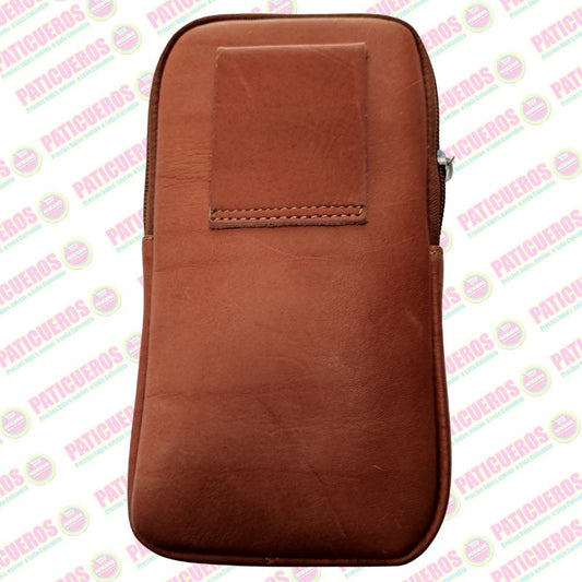 Funda Premium En Cuero Bovino Para Celular: Organización Y Elegancia En Tu Cinturón