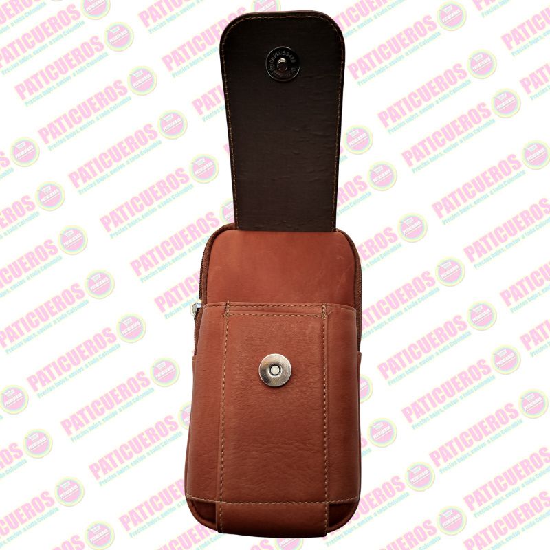 Funda Premium En Cuero Bovino Para Celular: Organización Y Elegancia En Tu Cinturón