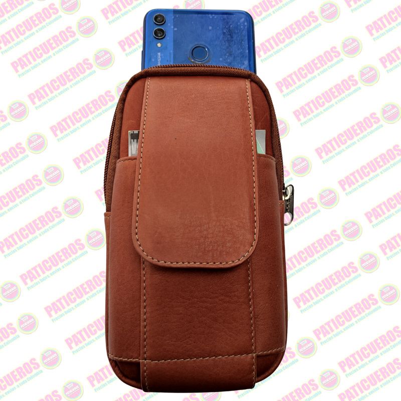 Funda Premium En Cuero Bovino Para Celular: Organización Y Elegancia En Tu Cinturón